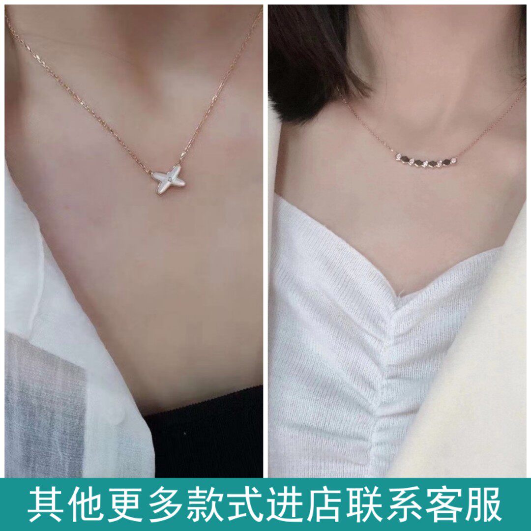 Rose Gold SunMei Cross Necklace 18K Gold Diamond Diamond Diamond Necklace Diamond Cross Diamond Cross Necklace Diamond Pending Customized Necklace