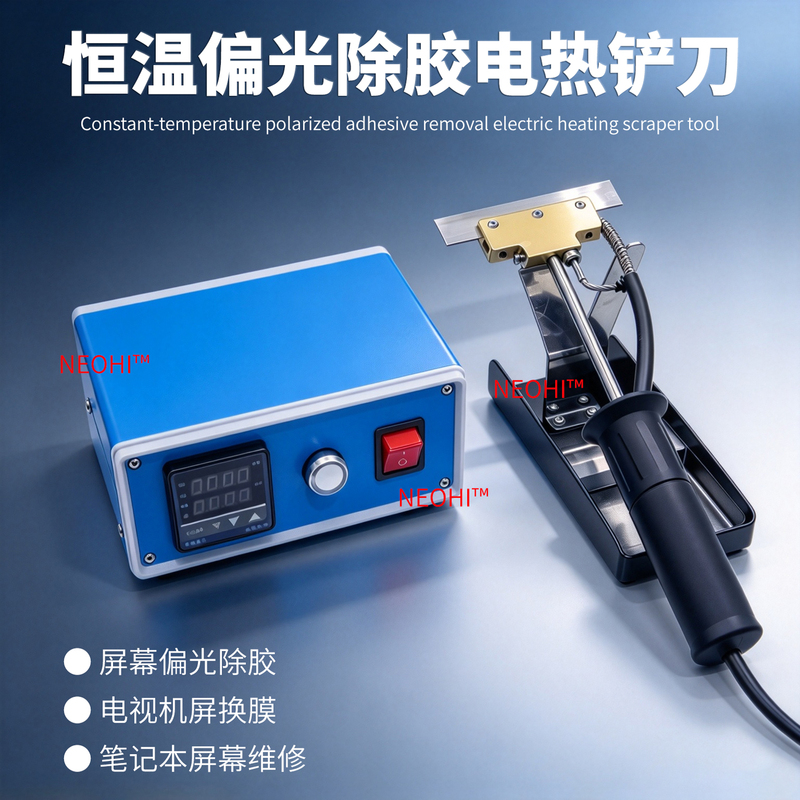 Heated Scraper for Lcd Screens, Polarizer Film Removal Tool, Constant Temperature Heating Scraper, Can Be Used for Scraping Glue and Changing Film on Tvs and Laptops