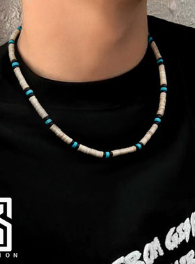 kusion木质锁骨链高级感男女项链