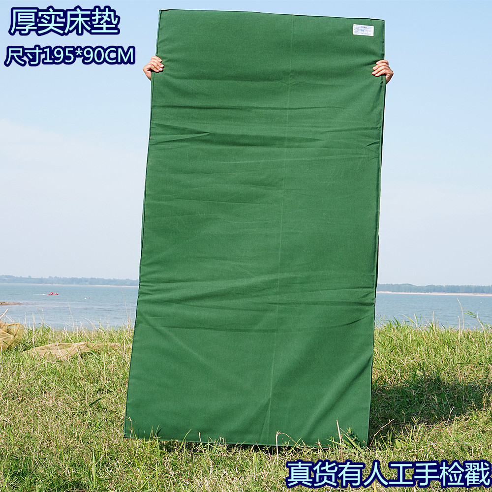 Single mattress mattress bedding green mattress comfortable laying comfortable outdoor mattress comfortable and thickening camping