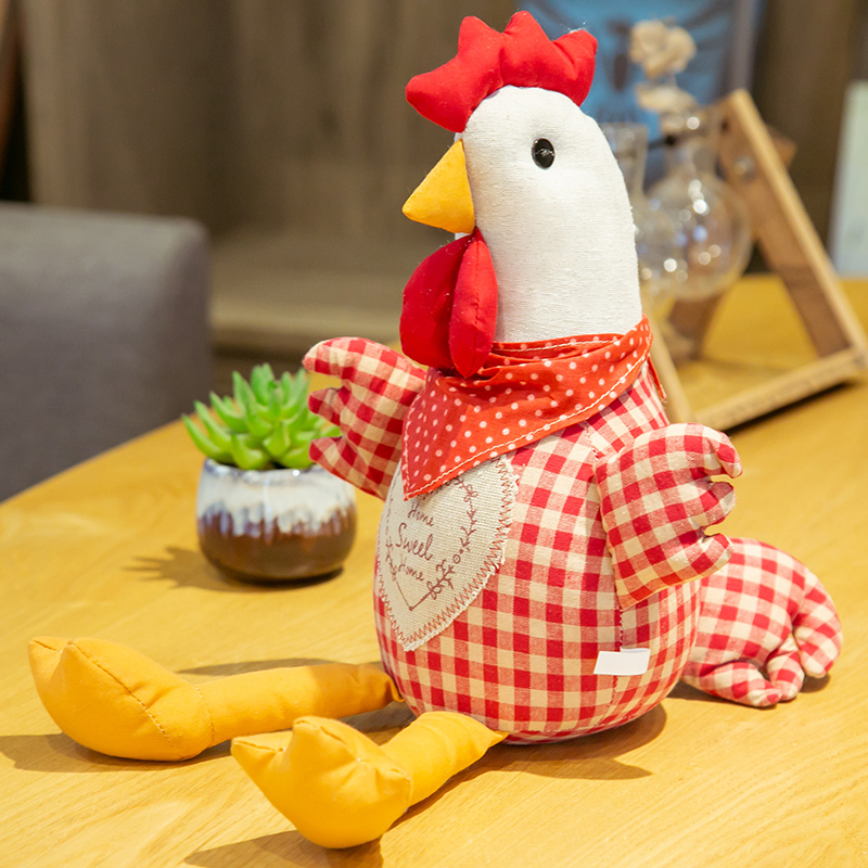 Redlovely Big cock Plush fabric art Toys Ornaments chick doll Rag doll sleep Pillow Mid-Autumn Festival gift female