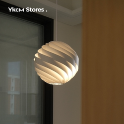 Turbo Designer Medieval French Restaurant Bar Staircase Chandelier Vortex Ball Spiral Living Room Lamps