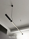 Italian Minimalist Long Strip Dining Room Chandelier, Modern Minimalist Bar Counter Model Room, Nordic Designer Straight Line Light