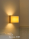 Spanish Tmm Vintage Minimalist Wall Lamp Bedside Lamp Study Room Natural Wood Style Bedroom Corridor Wabi-Sabi Style Parchment Paper Lamp