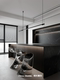 Italian Minimalist Long Strip Dining Room Chandelier, Modern Minimalist Bar Counter Model Room, Nordic Designer Straight Line Light