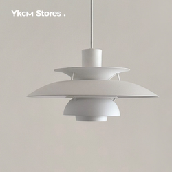 Danish Ph5 Restaurant Chandelier Flying Saucer Scandinavian Modern Dining Room Study Coffee Bar Island Simple Medieval Style Lamp