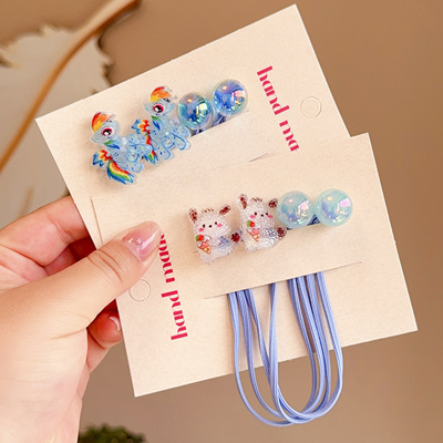 K-style Baby Five-Pointed Star Rubber Band Highly Elastic Hair Rope — 6