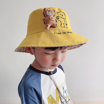 Children shading hat large peak summer thin section boy fisherman hat spring autumn male and female child sunscreen cap 2022 tide