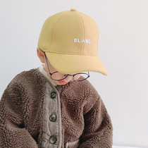 Child Duck Tongue Cap Boy Hat Handsome Fashion Trends Personality Fashion 100 Hitch Baby Autumn Winter Warm Hip Hop Baseball Cap