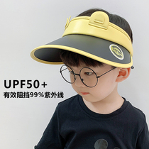 Children sunscreen Anti-UV boy shading hat boy Summer empty top hat Summer money Baby Sun Hat