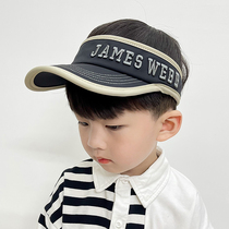 Childrens cap summer boy empty hat sun hat 2021 New handsome personality sunscreen sun hat