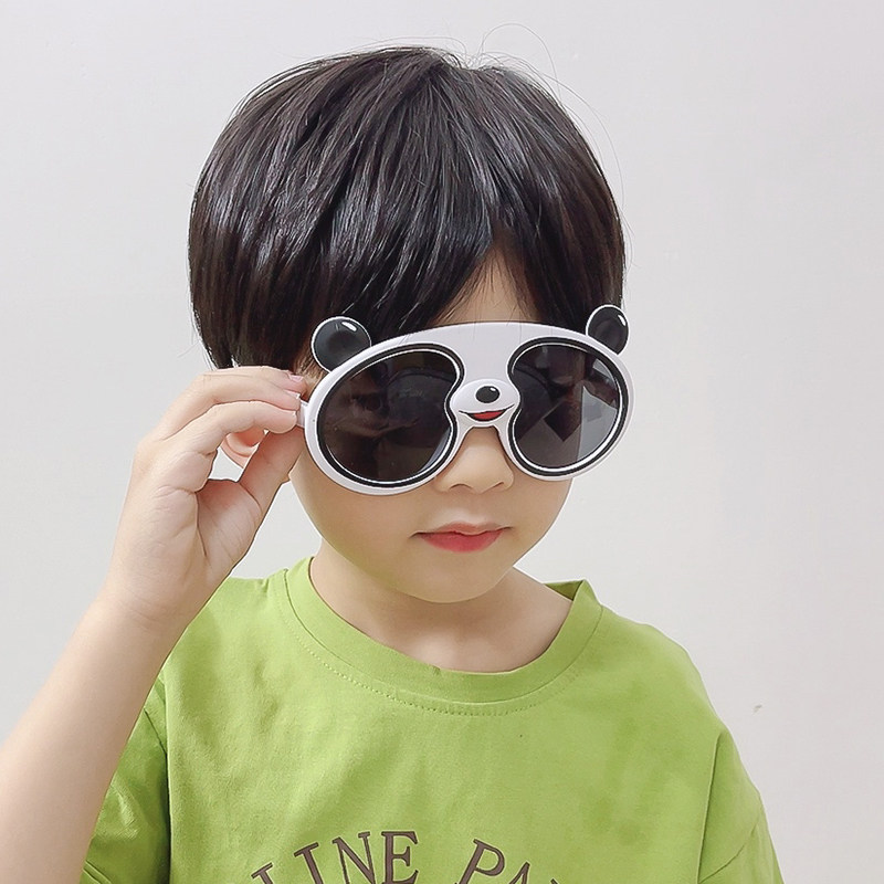 Children's sunglasses boy UV-proof male girl baby sunglasses wave cool fashion kid not hurting eye glasses-Taobao