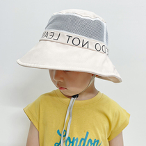 Childrens fishermans hat summer thin boy summer sun hat handsome sun hat 2021 new sunscreen hat