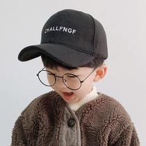 Childrens baseball cap autumn and winter Korean version 100 lap handsome trends personality baby duck tongue hat boy hat 2021 new