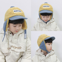 Boy hat autumn winter protective ear handsome duck tongue hat Han version 100 hitch fashion Chauter cute 2021 Winter baseball cap