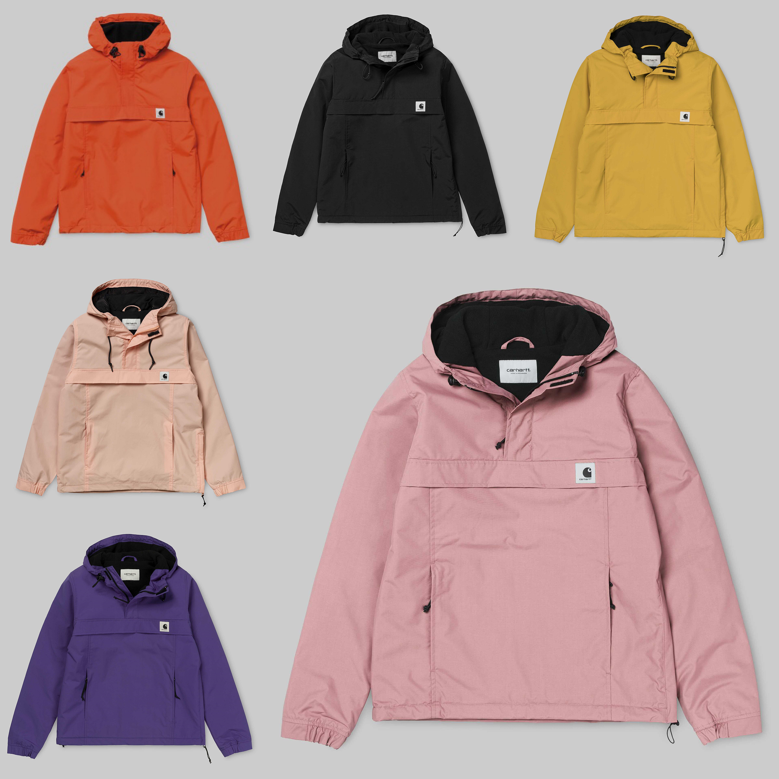 Carhartt WIP w Nimbus Pullover Assault Submachine Woman's Carhart Thin Thick Jacket