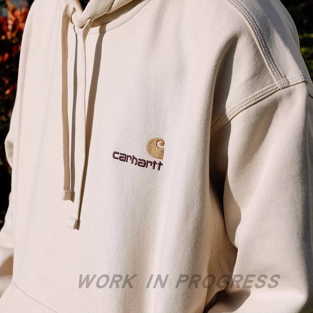 Свитшот Carhartt WIP Carhartt вышитая золотая метка Hooded American Hooded I028279N
