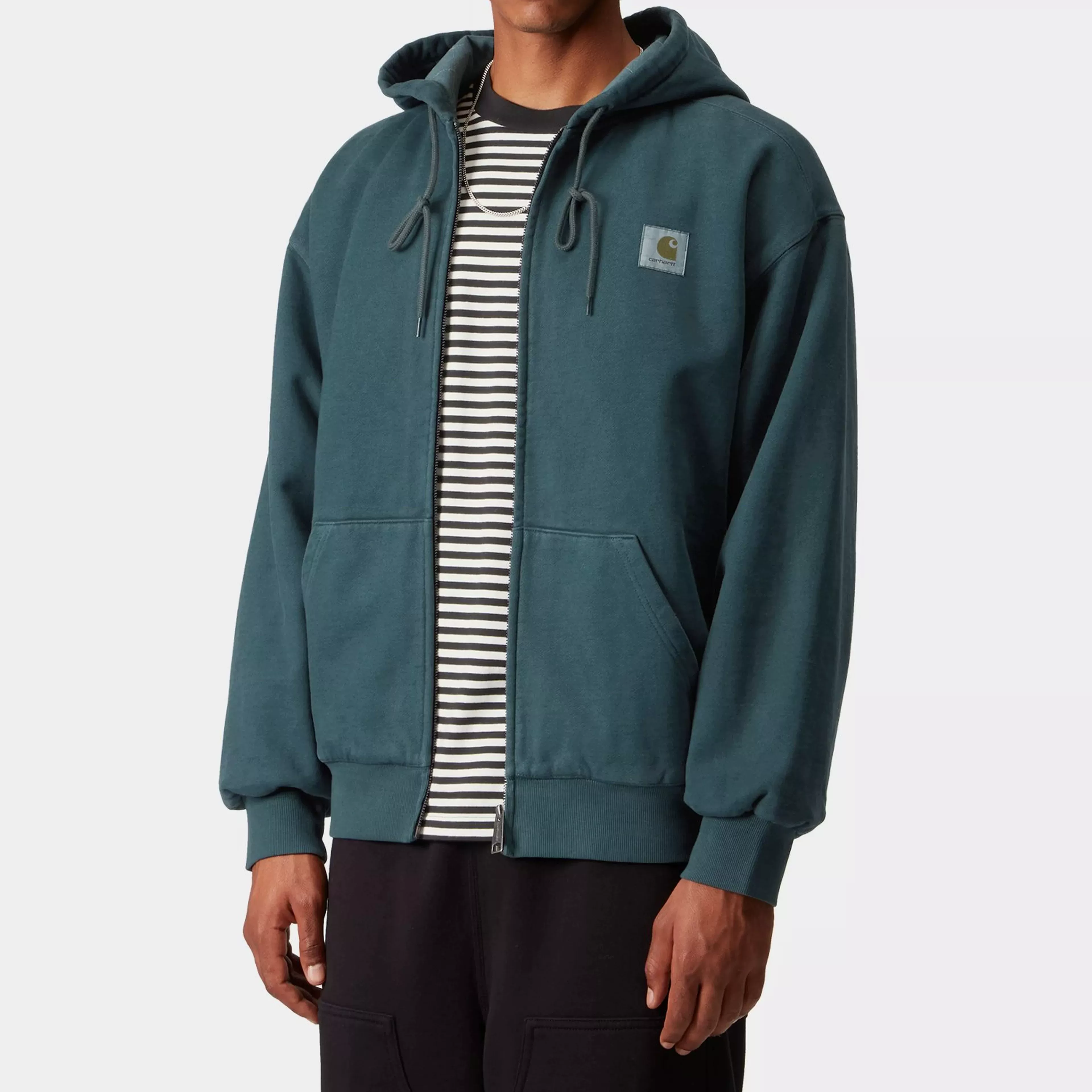 CARHARTT WIP худи с капюшоном Carhart вытертая куртка с принтом молодежный стиль