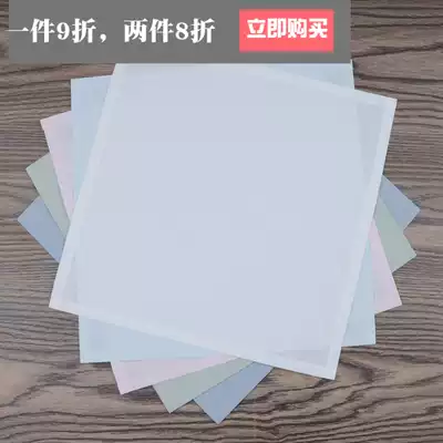 Pure cotton handkerchief solid color men and women handkerchief absorbent soft literary plain cotton cloth sweat gift box