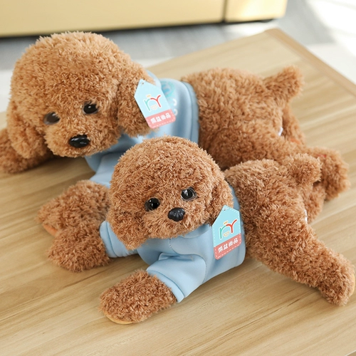 Черная реалистичная плюшевая игрушка, тряпичная кукла, домашний питомец