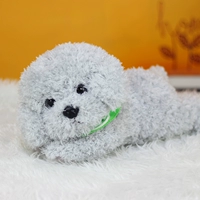 Серый шарф трубы длиной 27 см