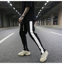 2021 summer new FOG Bieber same sweatpants FOG side zipper small foot slim stretch stretch cotton casual pants