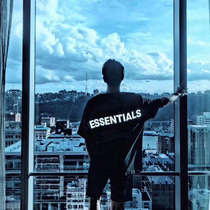 National Tide FOG Season 7 double-line T-shirt Mens ESSENTIALS Short Sleeve Women 3m Reflective Couple High Street Tide