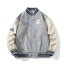 Mu Jia 2021 autumn and winter New Bomber Jacket Women hooded casual beauty tide embroidery baseball uniform men