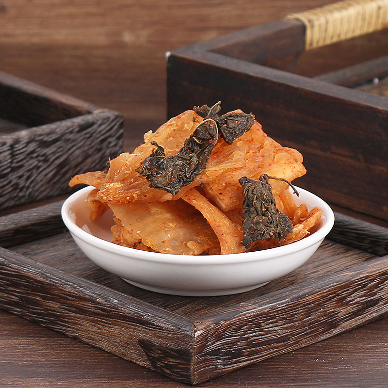 Hunan Liuyang Termin Spicy Taste Purple Su Bitter Melon Dry Farmhouse Homemade Small Eat Zero Food Raw Taste With Sugar Low Sugar Vegetarian Food