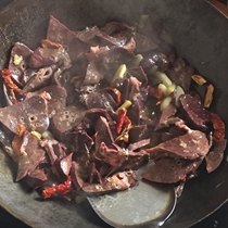 Hunan Rai Taste Firewood Smoked Pork Lung 500g Lower wine Good food Smoked Pork Lung Dried Pork Lung Dried Pork Lung