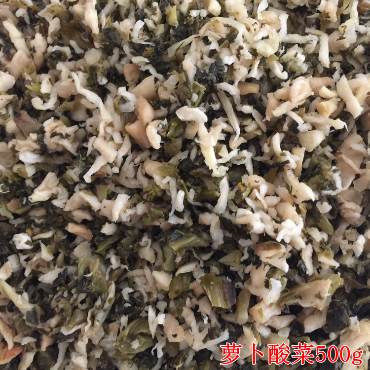 Hunan browsing specialty farmers homemade radiant acid grandma dish dish with appetizer meal sweetened altar 500g
