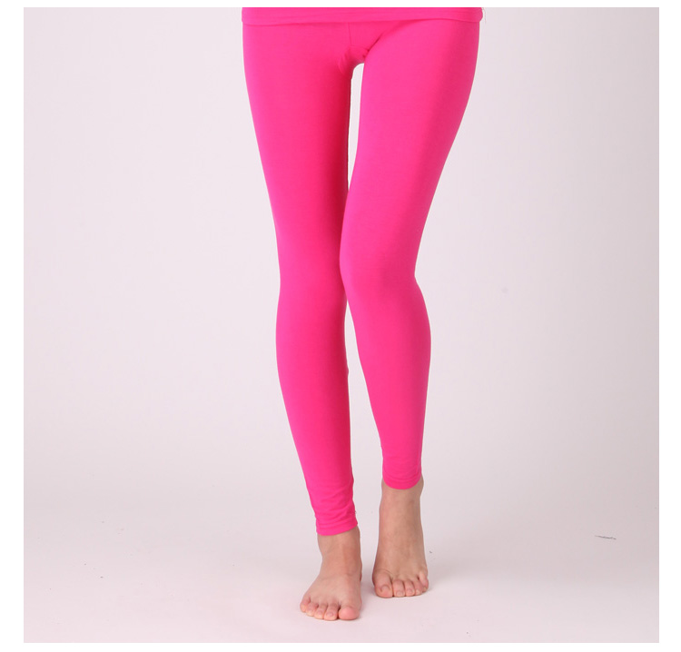 Pantalon collant jeunesse simple en coton - Ref 749611 Image 11