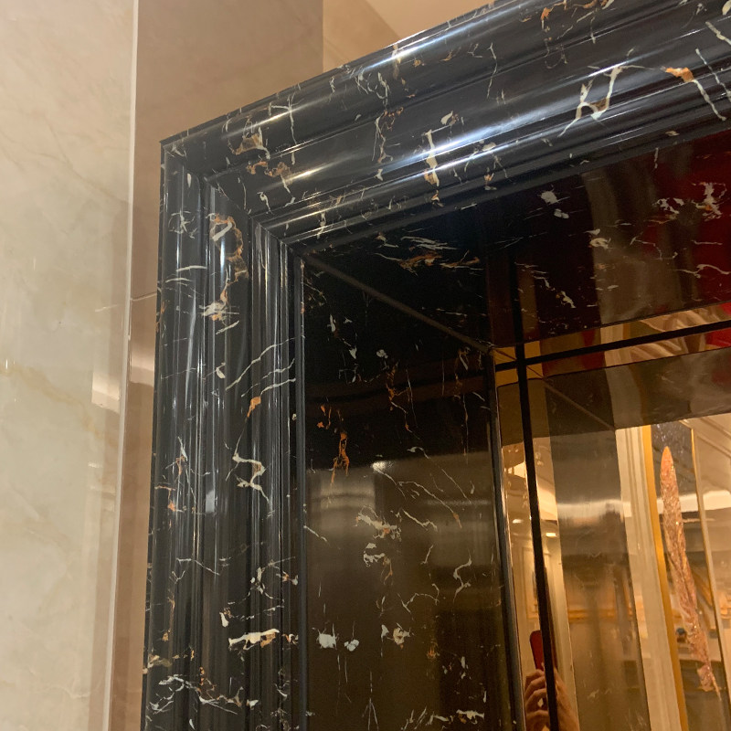 Imitation marble elevator door cover edge line door frame door aisle border decorative line balcony yak window cover line