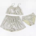 Mặc bikini khoe ngực ba mảnh gợi cảm, quần lọt khe hở nhanh chóng Hàn Quốc là áo tắm mỏng ba điểm nữ - Bikinis đồ tắm bikini Bikinis