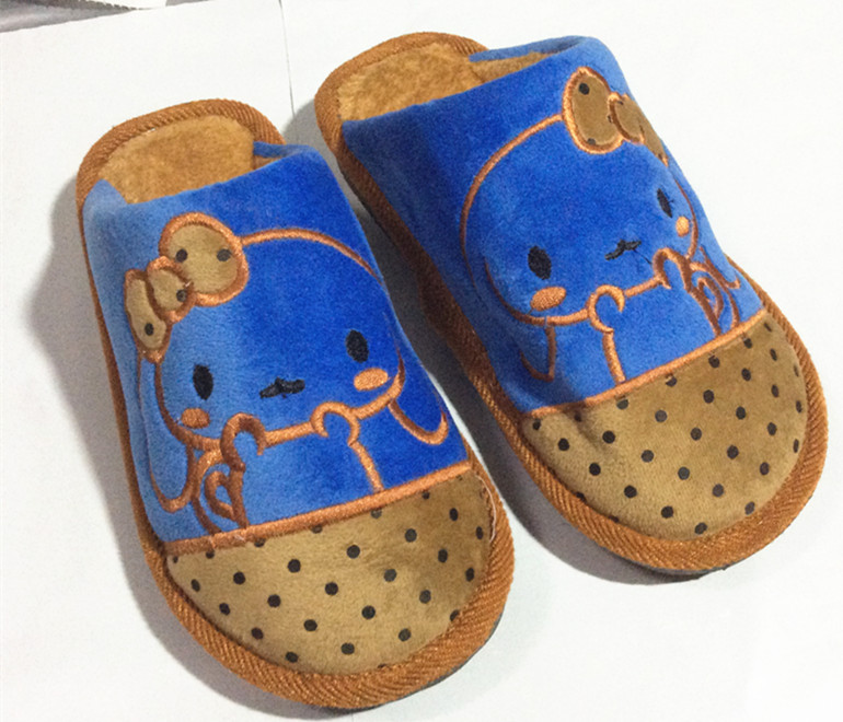 Chaussons enfants en suède pour hiver - semelle caoutchouc - Ref 1018364 Image 31