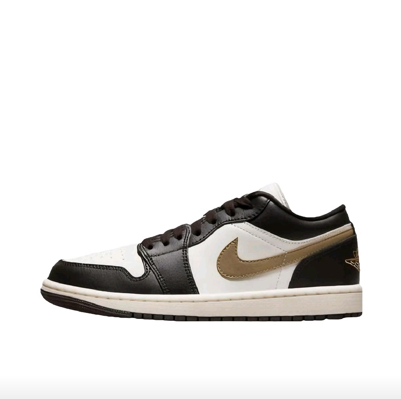 Nike Air Jordan 1 Low Aj1 Brown Men's and Women's Little Mocha Dc0774-200 Nike Air Jordan 1 Low Aj1 Brown Men's and Women's Little Mocha Dc0774-200