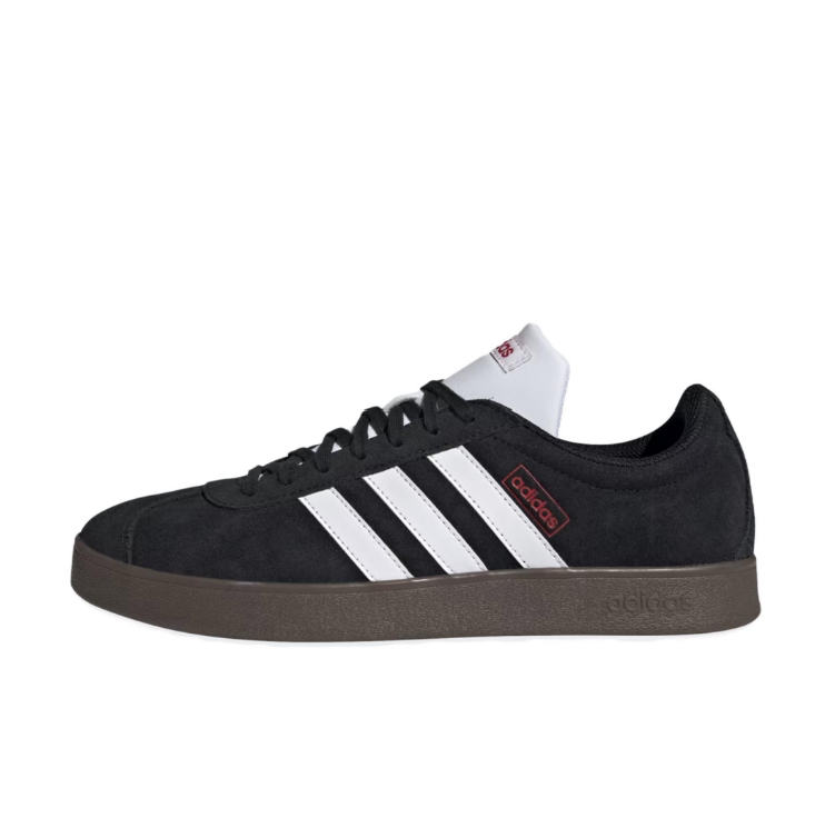 Adidas Originals Vl Court 2.0 Black Lace-Up Casual Shoes Hq1801