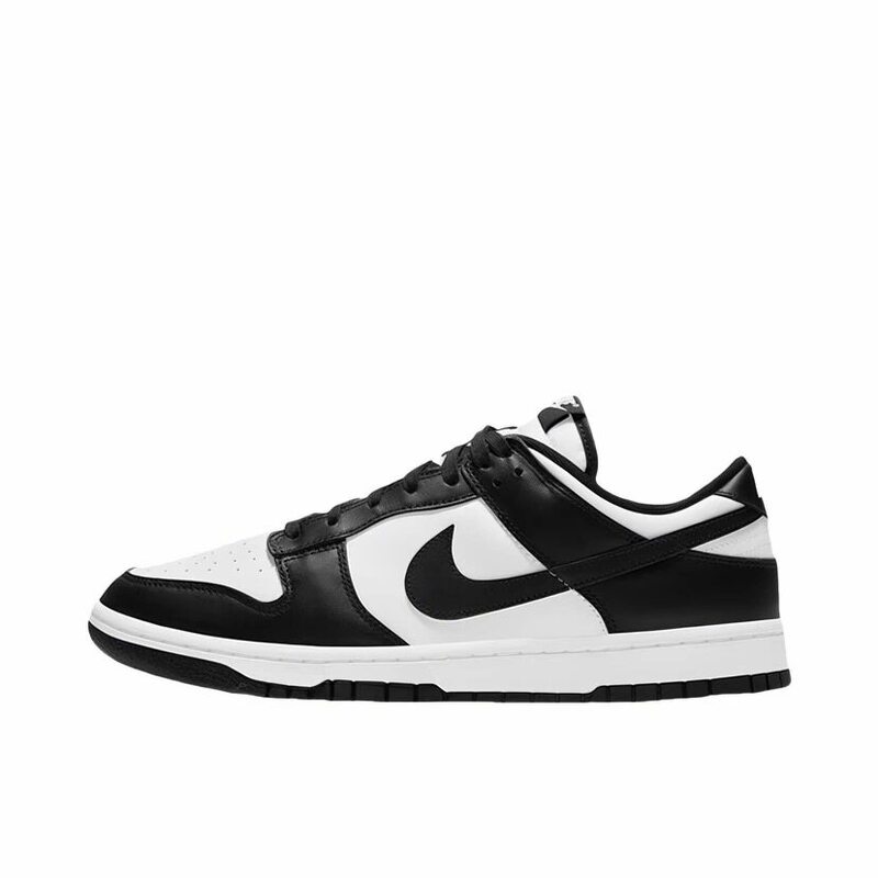 Nike Dunk Low Retro Wear-Resistant Low-Top Sneakers Men's Black and White Panda Dd1391-100