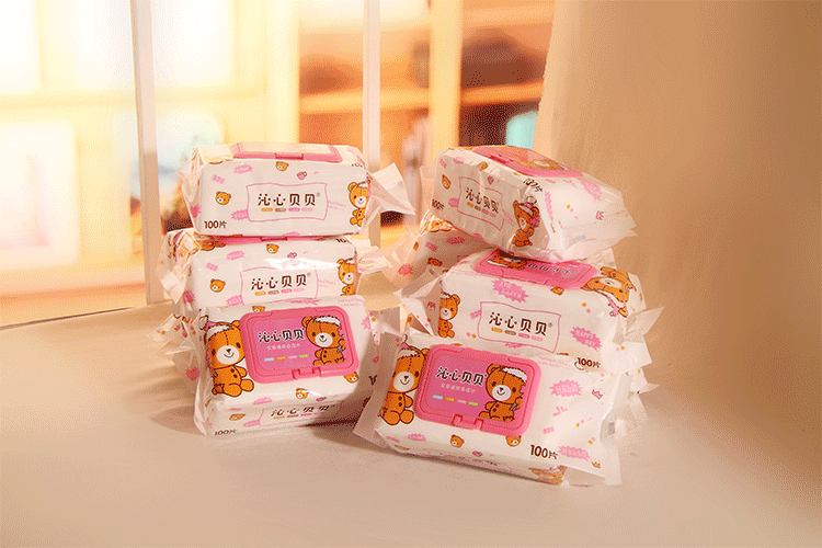 Khăn lau trẻ sơ sinh 100 miệng và tay cho bé khăn giấy ướt agi