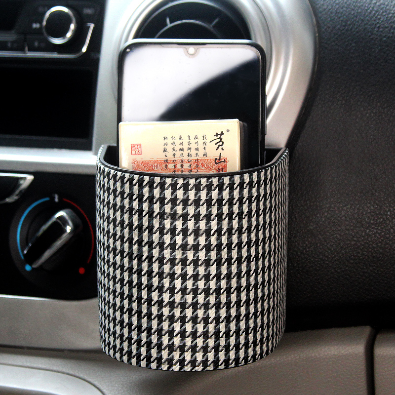 Car decoration supplies Daquan air outlet storage mobile phone bag Car storage bucket Car hanging bag Car storage box