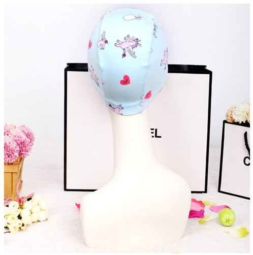 Street Day in Hokkaido Flying Horse Swimming Cap Nylon Comfort Dont Head Adult Swimming Hat Girl Swimming Cap