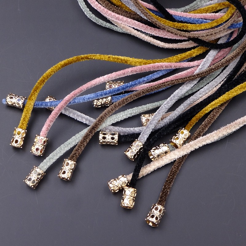 Light core suede casual pants fine belt suede pants waist rope leather grass shirt sweater waistcoat for a pure color band