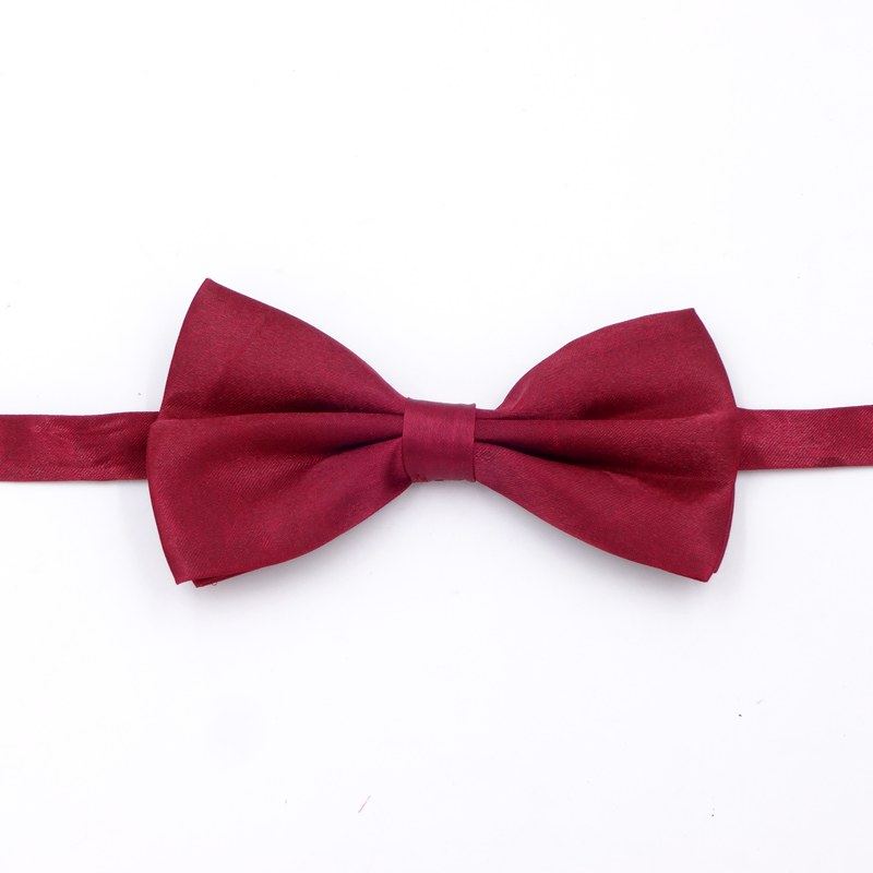 Men's collar red wedding groom Inron Men's Butterfly junction Double collars Black Fashion