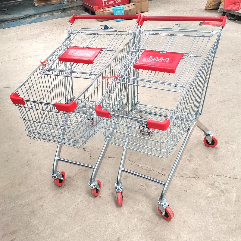 Shopping cart Large mall oversize cart Logistics delivery warehouse use barricades for handling domestic stainless steel vehicles