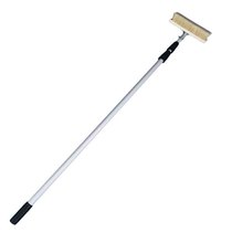 Passenger car truck extended aluminum alloy telescopic rod car wash brush long handle mane wash car mop cleaning tool supplies