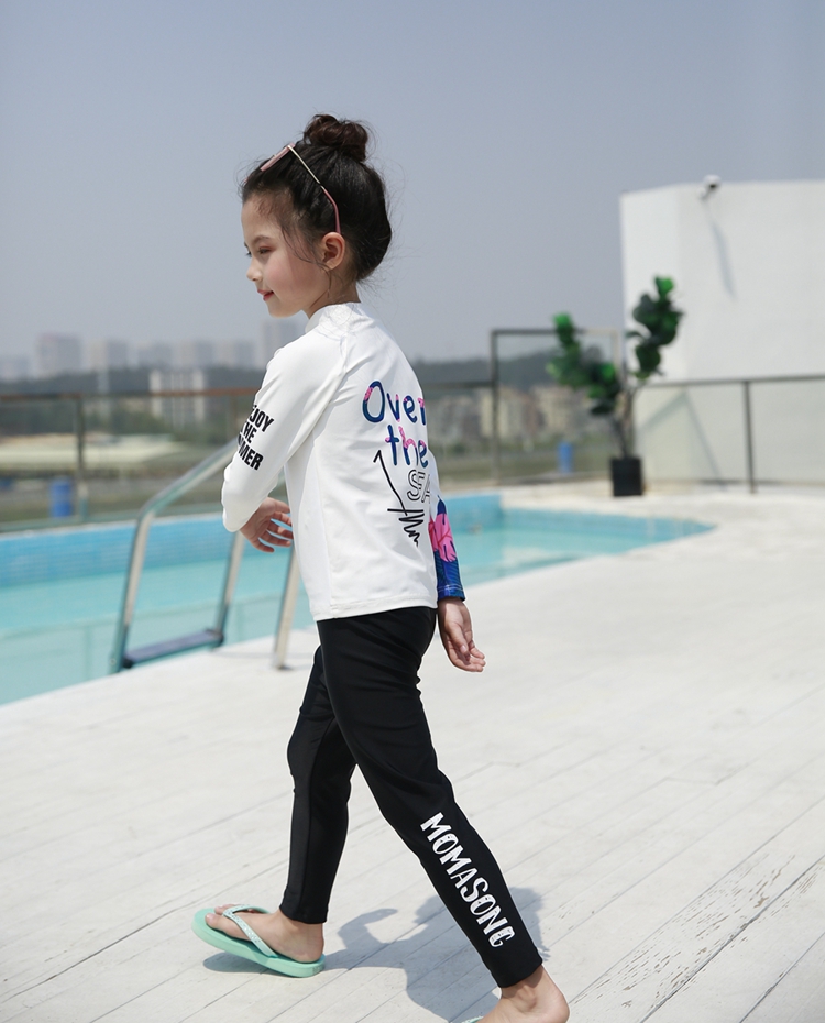 Đồ bơi trẻ em chia nhỏ quần áo chống nắng dài tay cho trẻ em Bộ đồ lặn cho trẻ em mùa xuân đồ bơi mẹ và bé