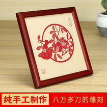 With Chinese characteristics to the year of the ox paper-cut finished all the best handmade paper-cut decorative painting Chinese gift to send foreigners