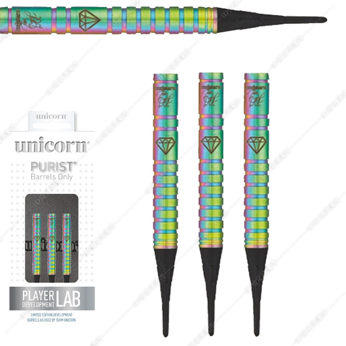 British Unicorn Unicorn Tungsten Steel Dart DNA Electronic Soft Dart Straight Barrel Professional Competition Darts Fly Mark