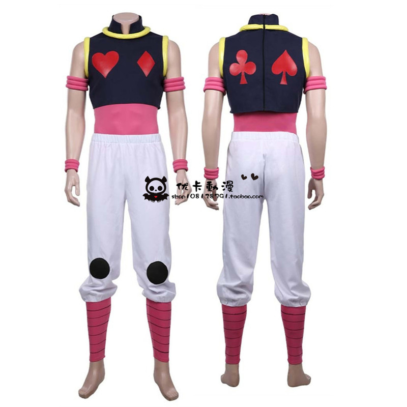 Full-Time Hunter Hisoka Cosplay Costume, Hunter Hisoka Anime Character Role-Playing Cosplay Outfit