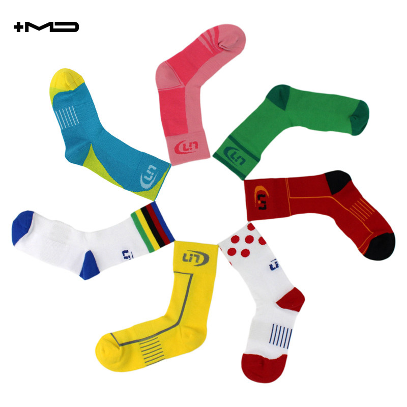 Non-slip riding socks men's and women's cycling self-marathon running socks LIN honor series